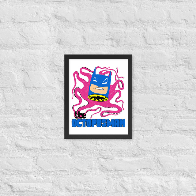 The Octopusman Framed Print