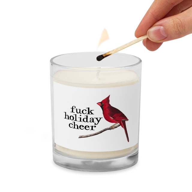 Fuck Holiday Cheer Soy Wax Candle
